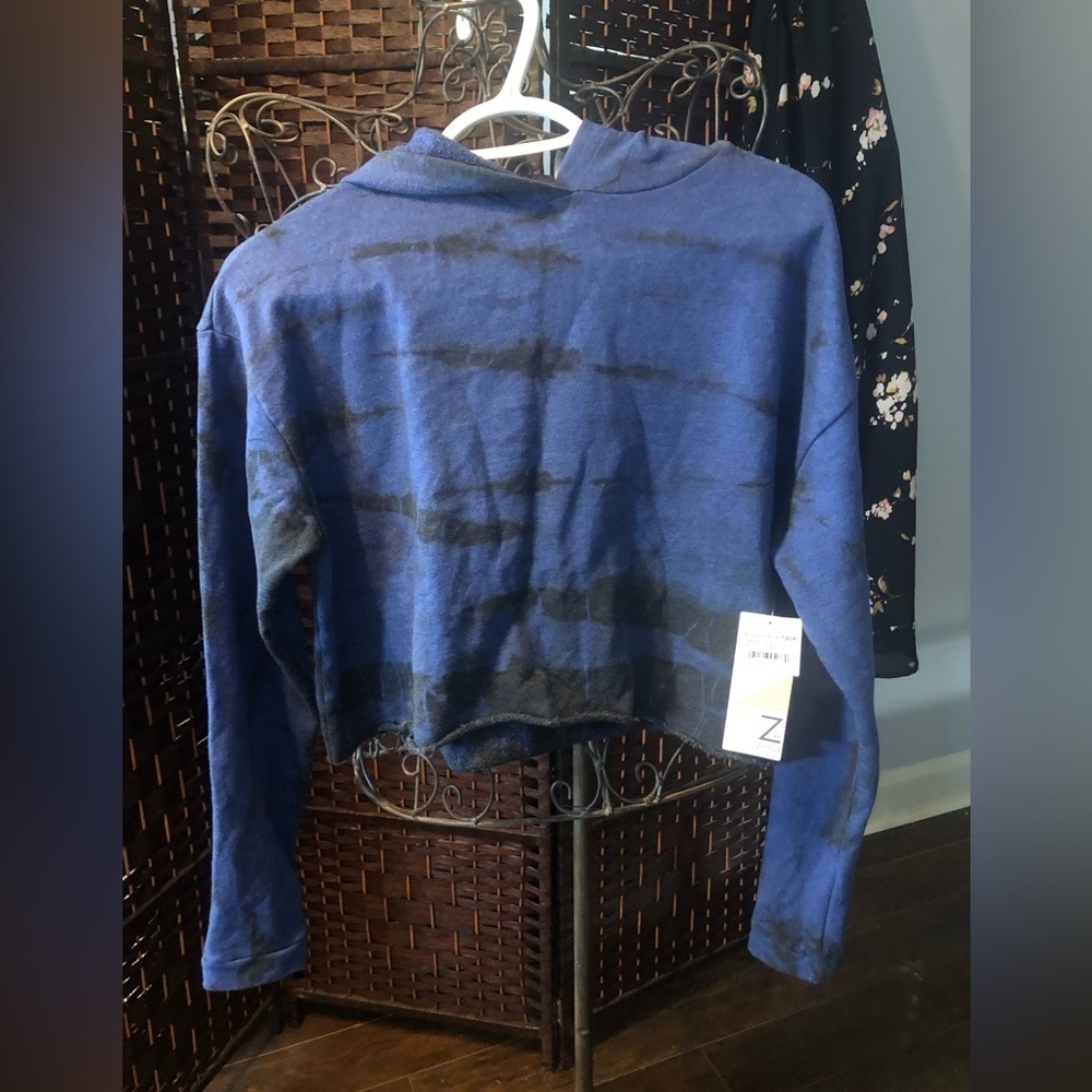 🔥Z BY ZELLA NWT cropped hoodie sweatshirt pullover 💞 - Picture 2 of 6